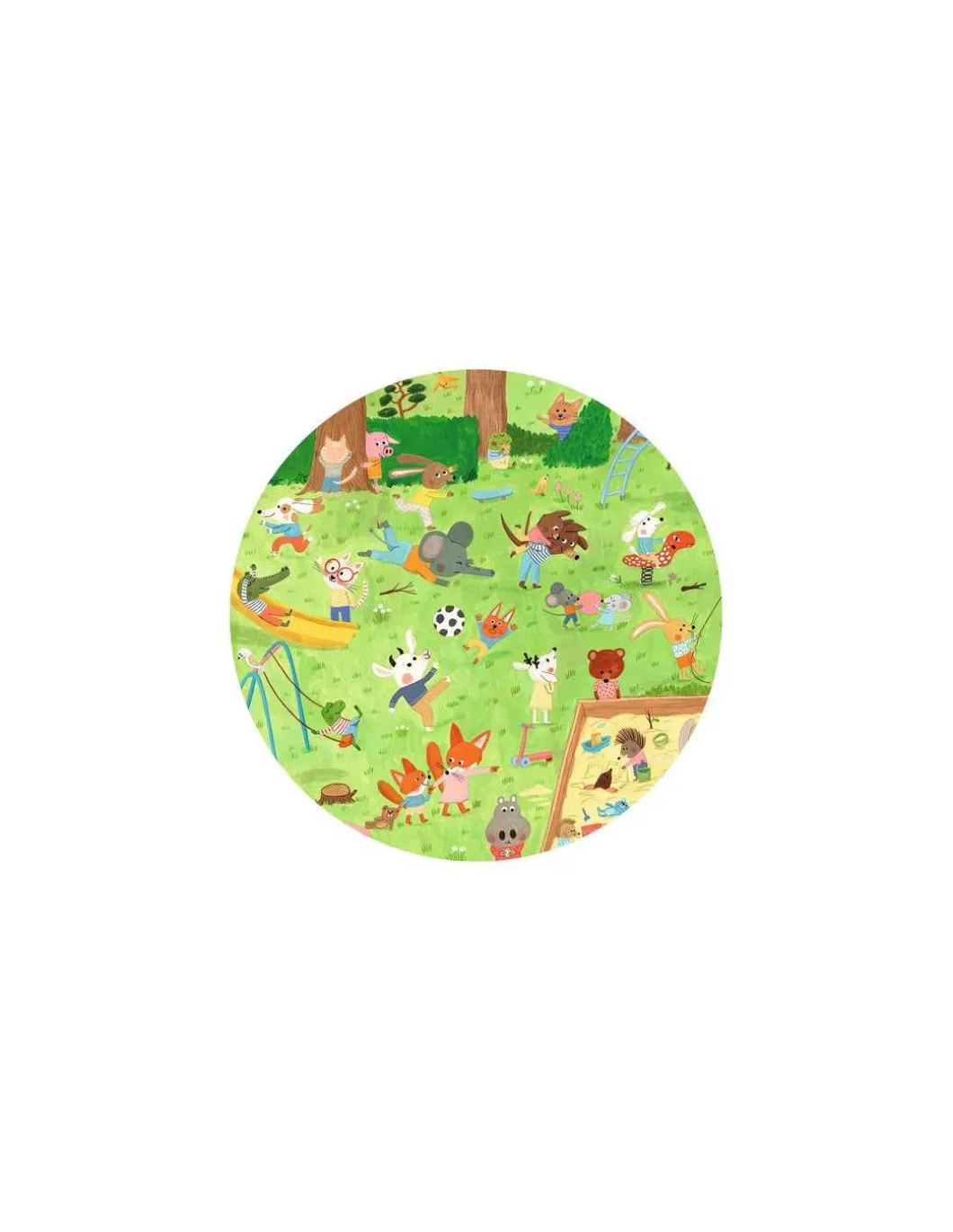Puzzle d'observation Le square des petits amis - Djeco