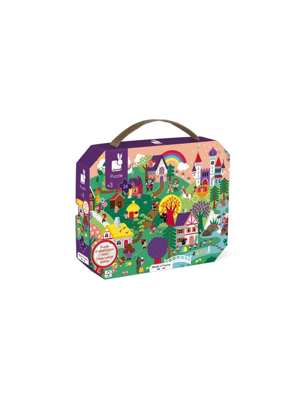 Puzzle d'observation les contes 24 pièces - Janod