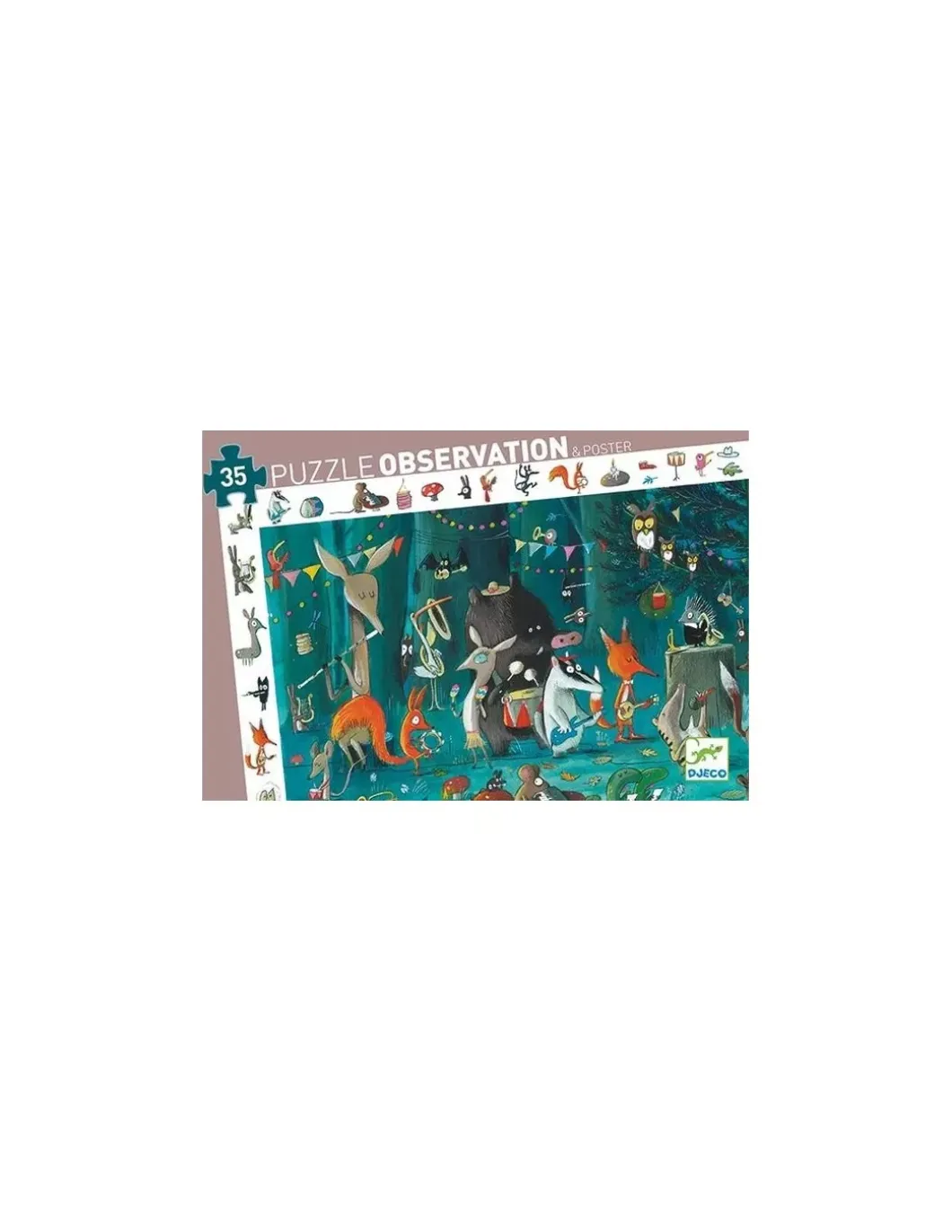 Puzzle d'observation l'orchestre 35 pièces - Djeco