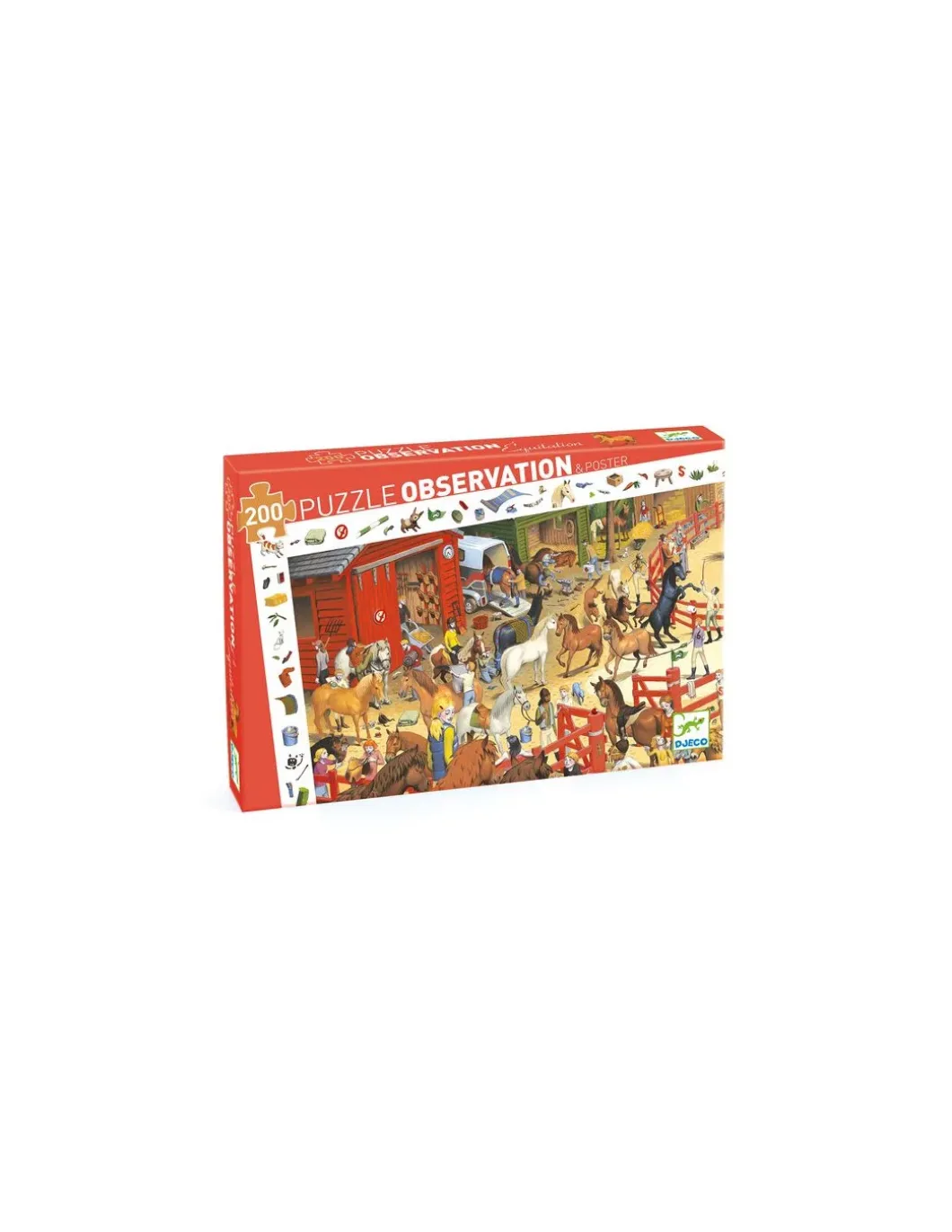 Puzzle d'observation équitation - Djeco