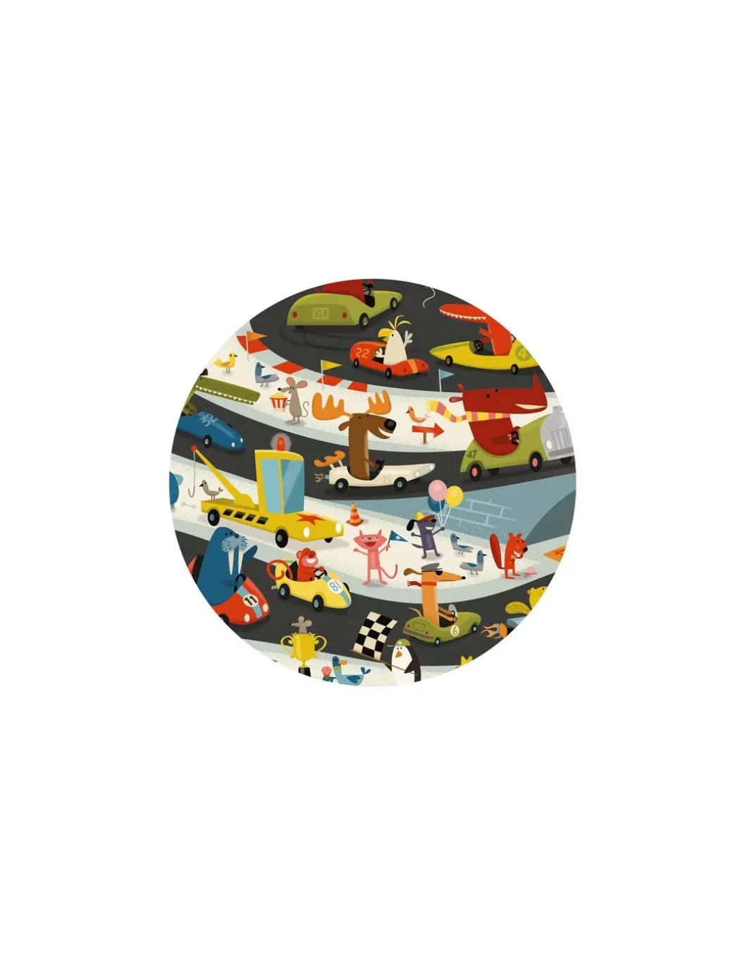 Puzzle d'observation rallye automobile - Djeco