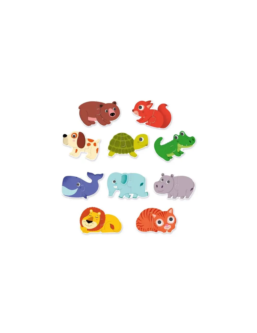 Puzzle duo animaux - Djeco