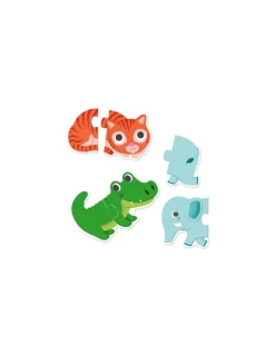 Puzzle duo animaux - Djeco