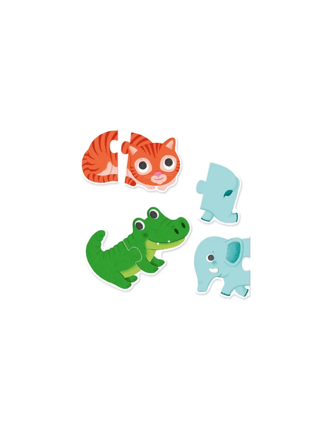 Puzzle duo animaux - Djeco
