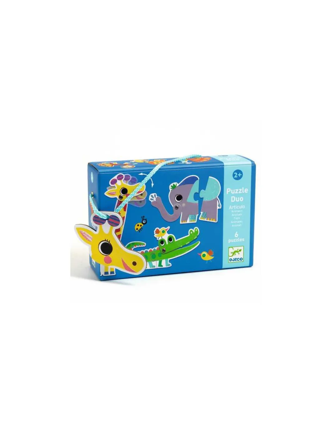 Puzzle duo articulo Animaux - Djeco