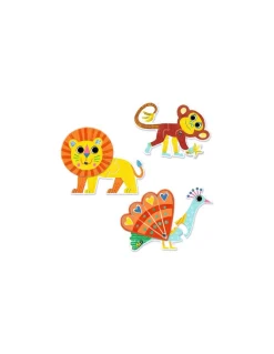 Puzzle duo articulo Animaux - Djeco