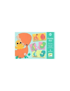 Puzzle duo articulo Les œufs rigolos - Djeco