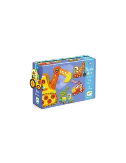 Puzzle duo articulo véhicules - Djeco