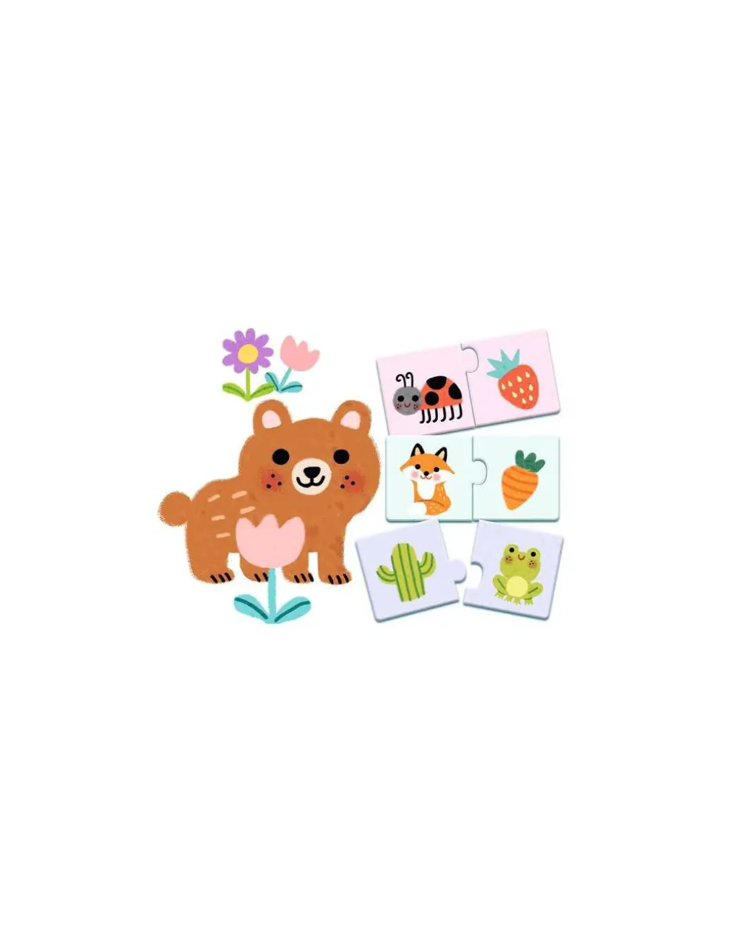 Puzzle duo Couleurs - Djeco