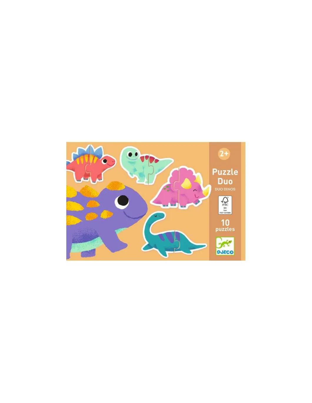Puzzle duo Dinos - Djeco