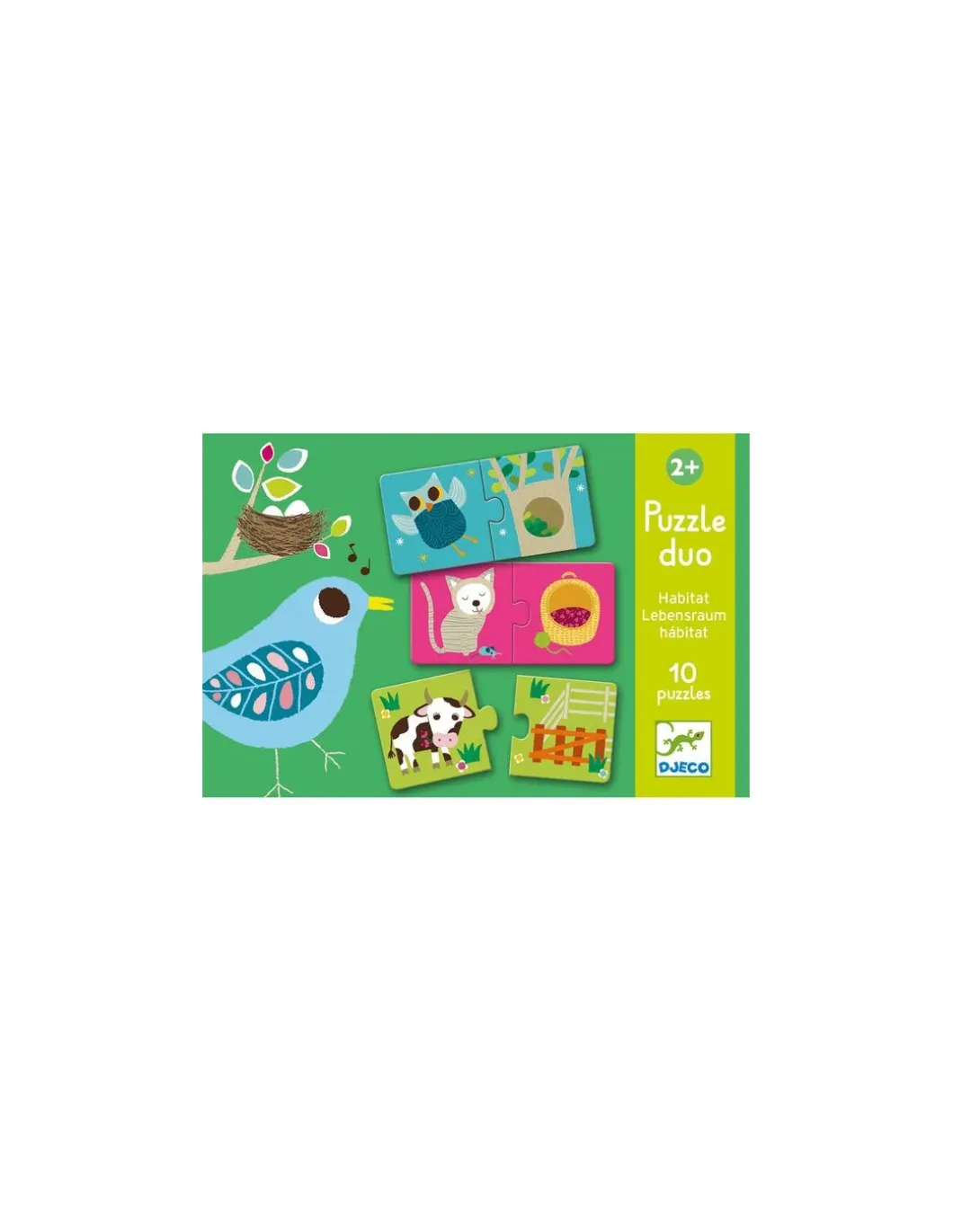 Puzzle duo habitat - Djeco
