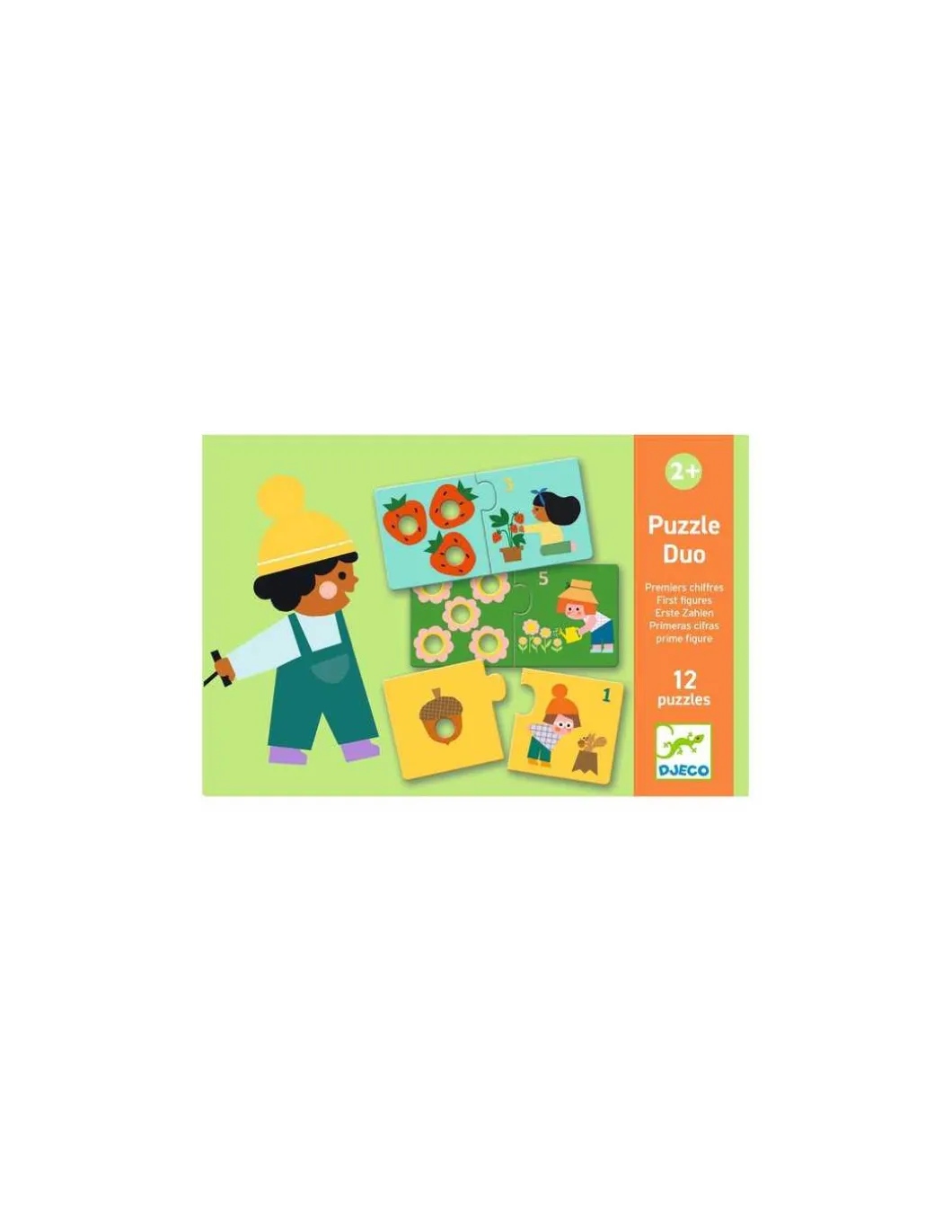 Puzzle duo Premiers chiffres - Djeco