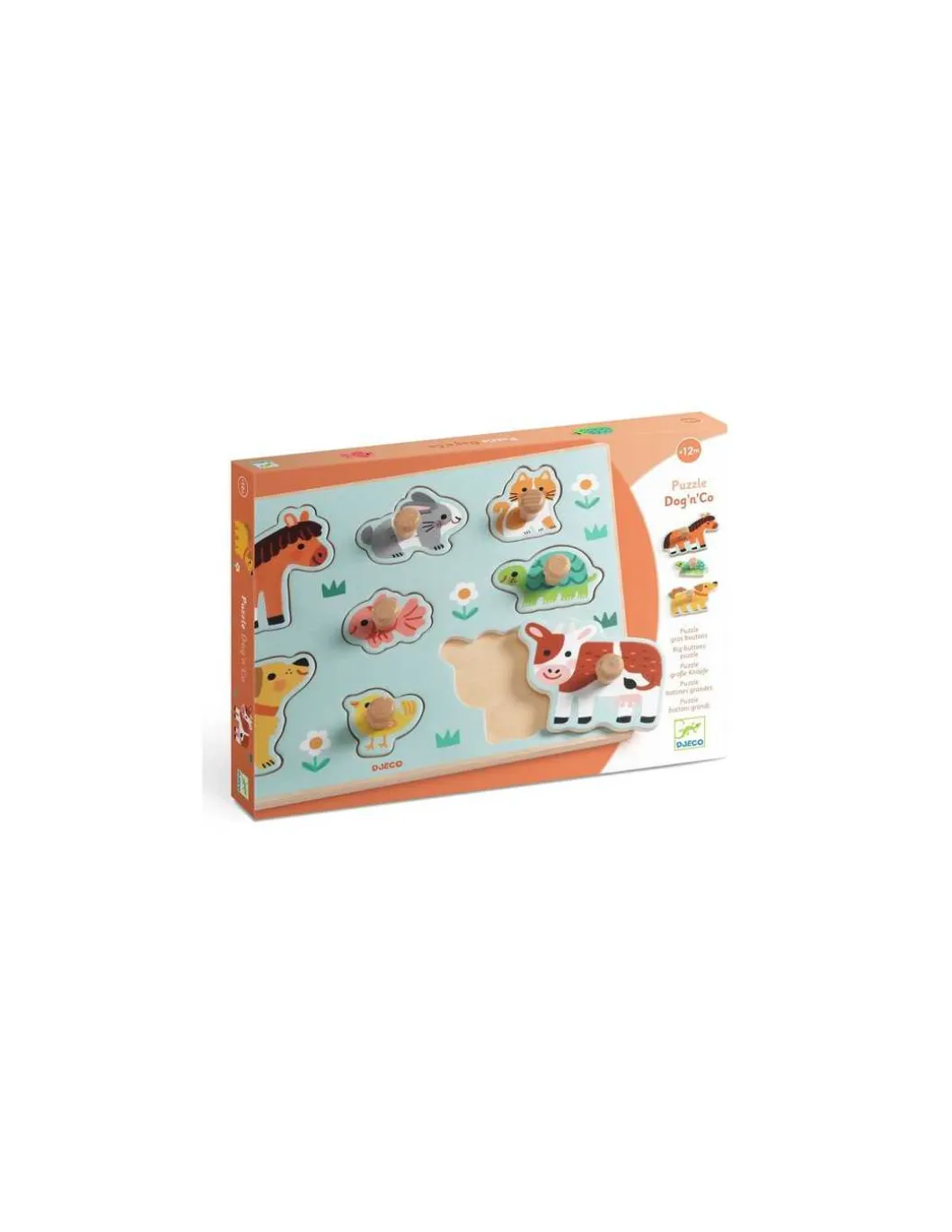 Puzzle en bois Dog'n'Co - Djeco