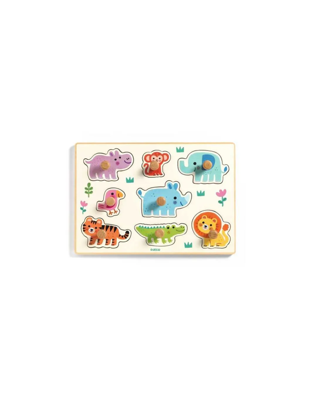 Puzzle en bois Hippo'n'Co - Djeco