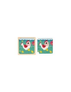 Puzzle en bois Poulette Henriette - Janod