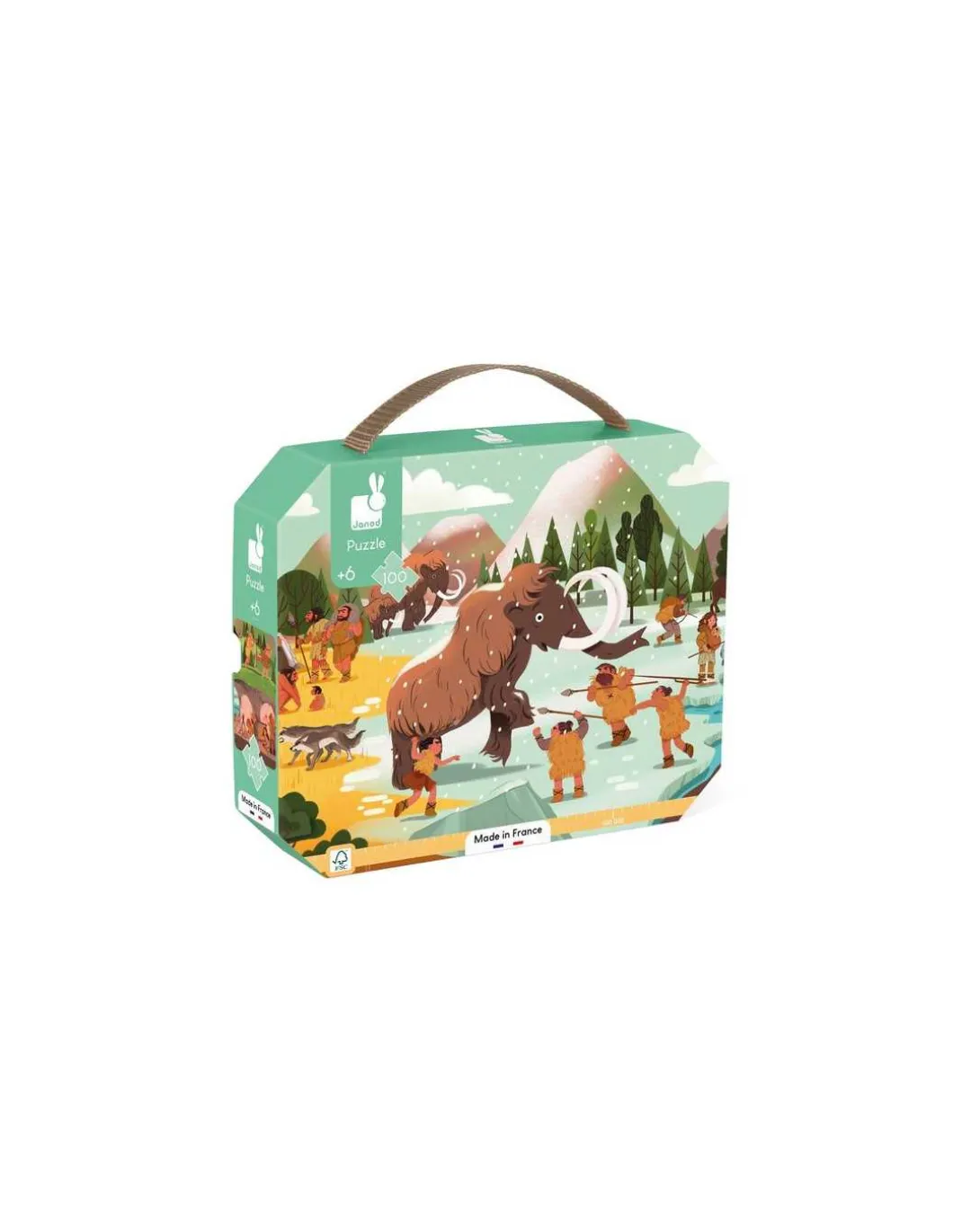 Puzzle frise Préhistoire 100 pièces - Janod