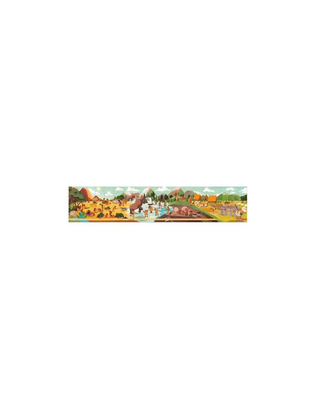 Puzzle frise Préhistoire 100 pièces - Janod