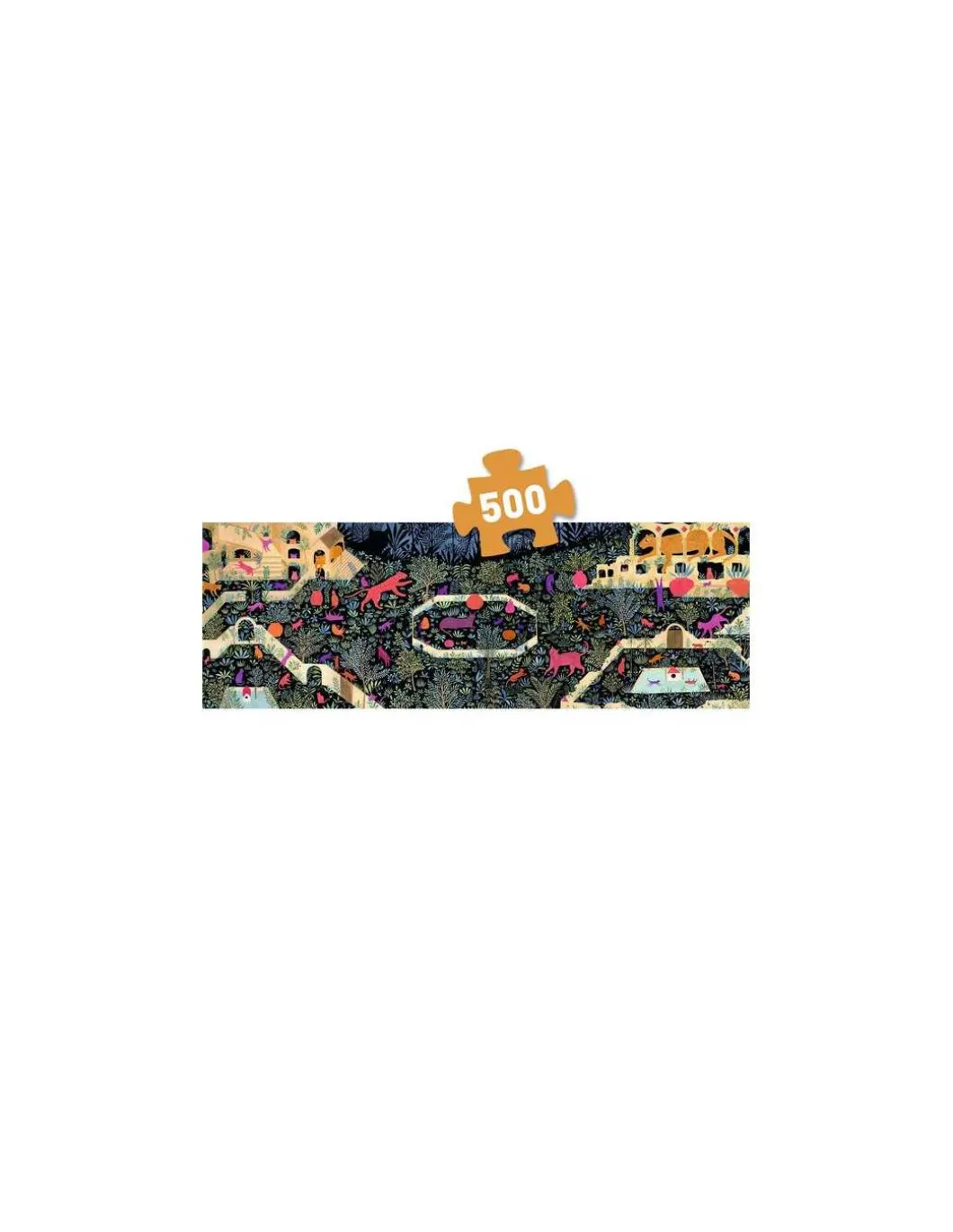 Puzzle Gallery Le Royaume des Chats 500 pièces - Djeco