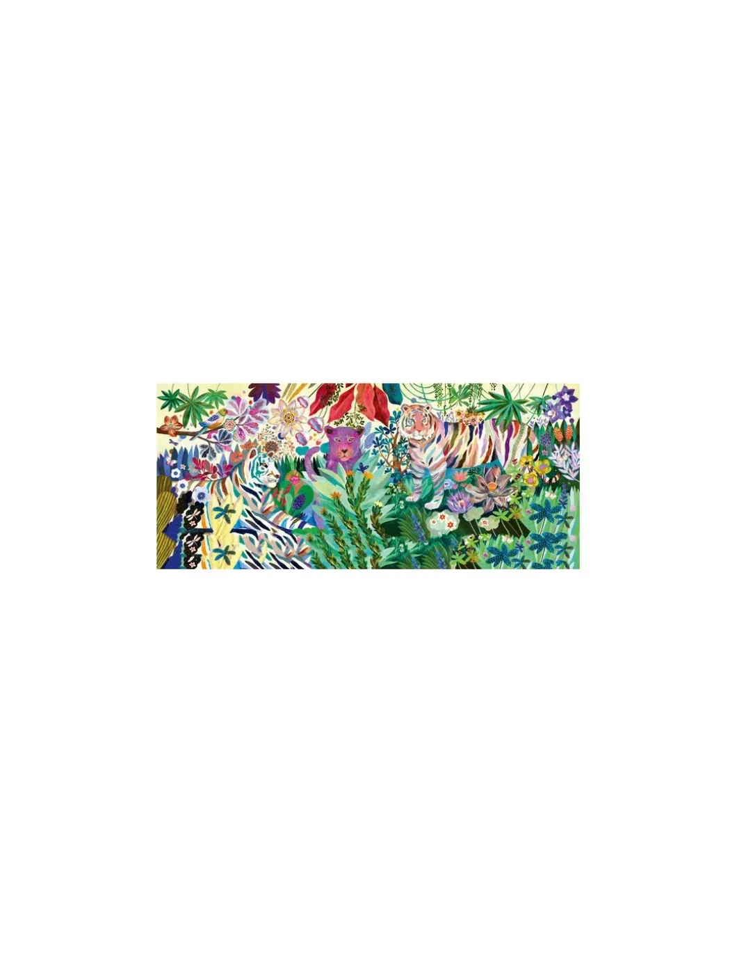 Puzzle gallery rainbow tigers 1000 pièces - Djeco