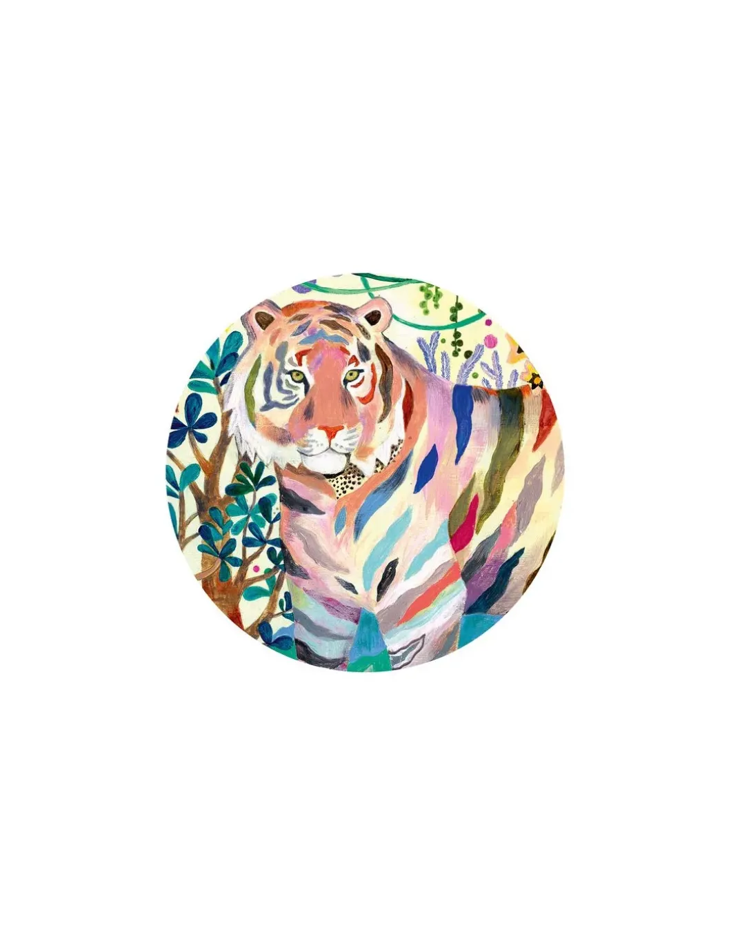 Puzzle gallery rainbow tigers 1000 pièces - Djeco