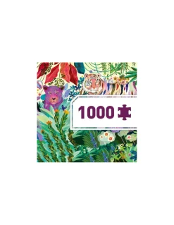 Puzzle gallery rainbow tigers 1000 pièces - Djeco