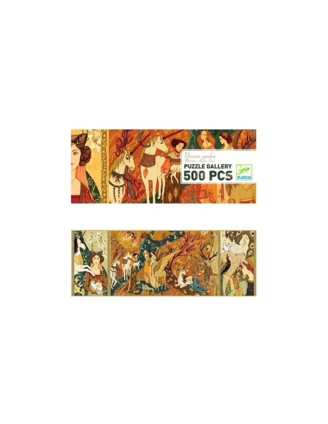 Puzzle gallery unicorn garden 500 pièces - Djeco