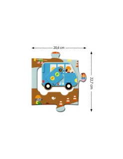 Puzzle géant Le Chantier - Djeco
