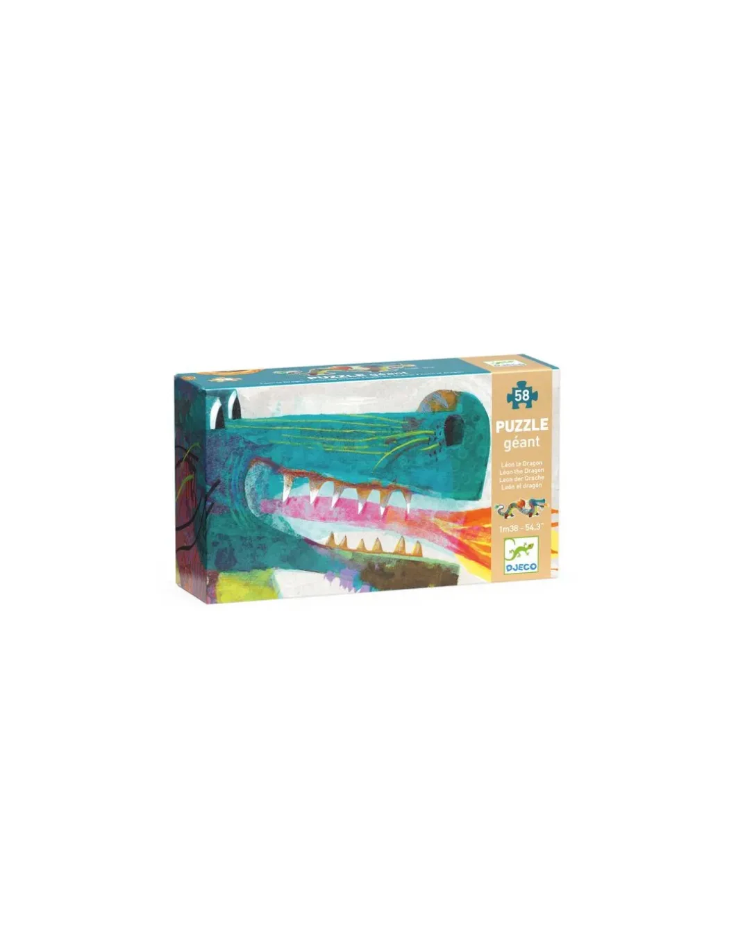 Puzzle géant Léon le dragon - Djeco