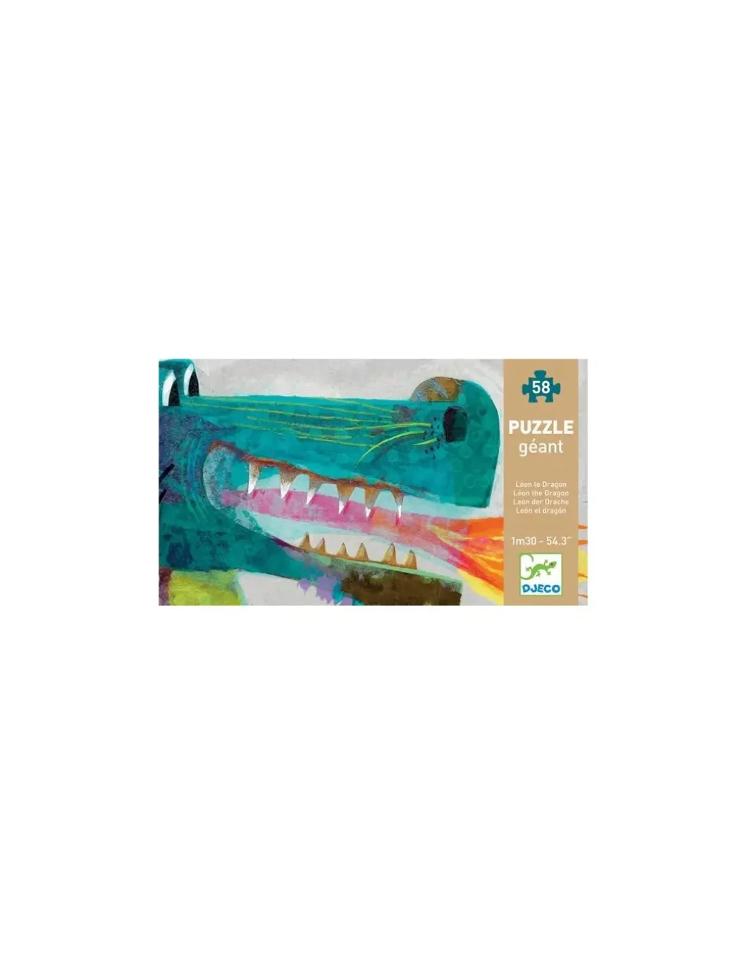 Puzzle géant Léon le dragon - Djeco