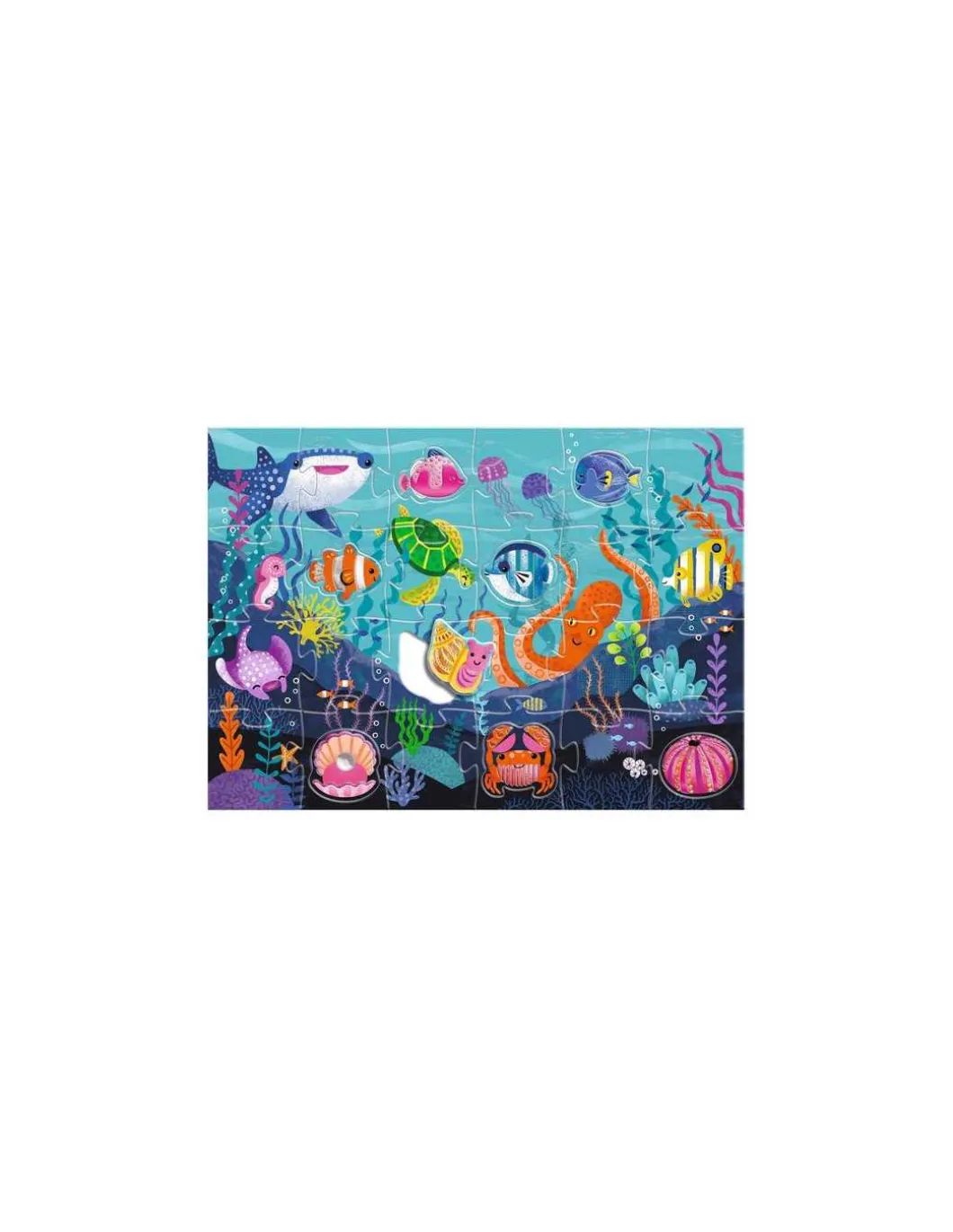 Puzzle géant Tactilo Mer - Djeco