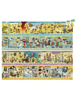 Puzzle grande frise historique 4 x 100 pcs - Vilac