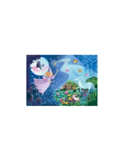 Puzzle la fée et la licorne - Djeco