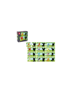 Puzzle Les animaux et leur ombre - Janod