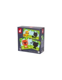 Puzzle Les animaux et leur ombre - Janod