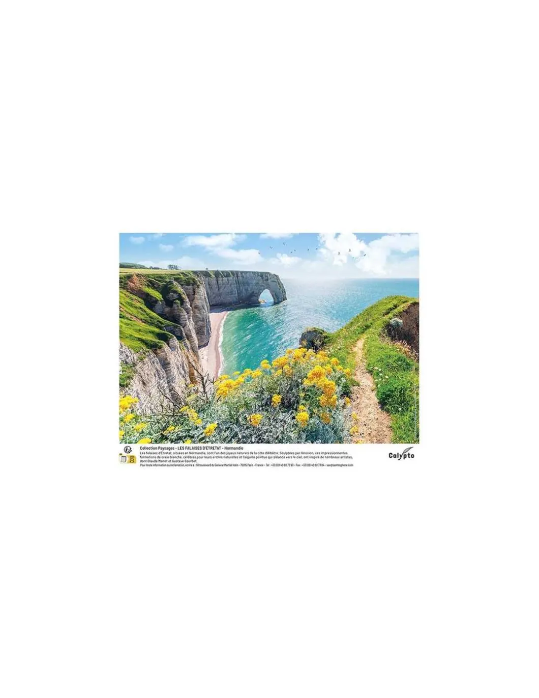 Puzzle Les Falaises d'Étretat 1000 pièces - Sentosphère