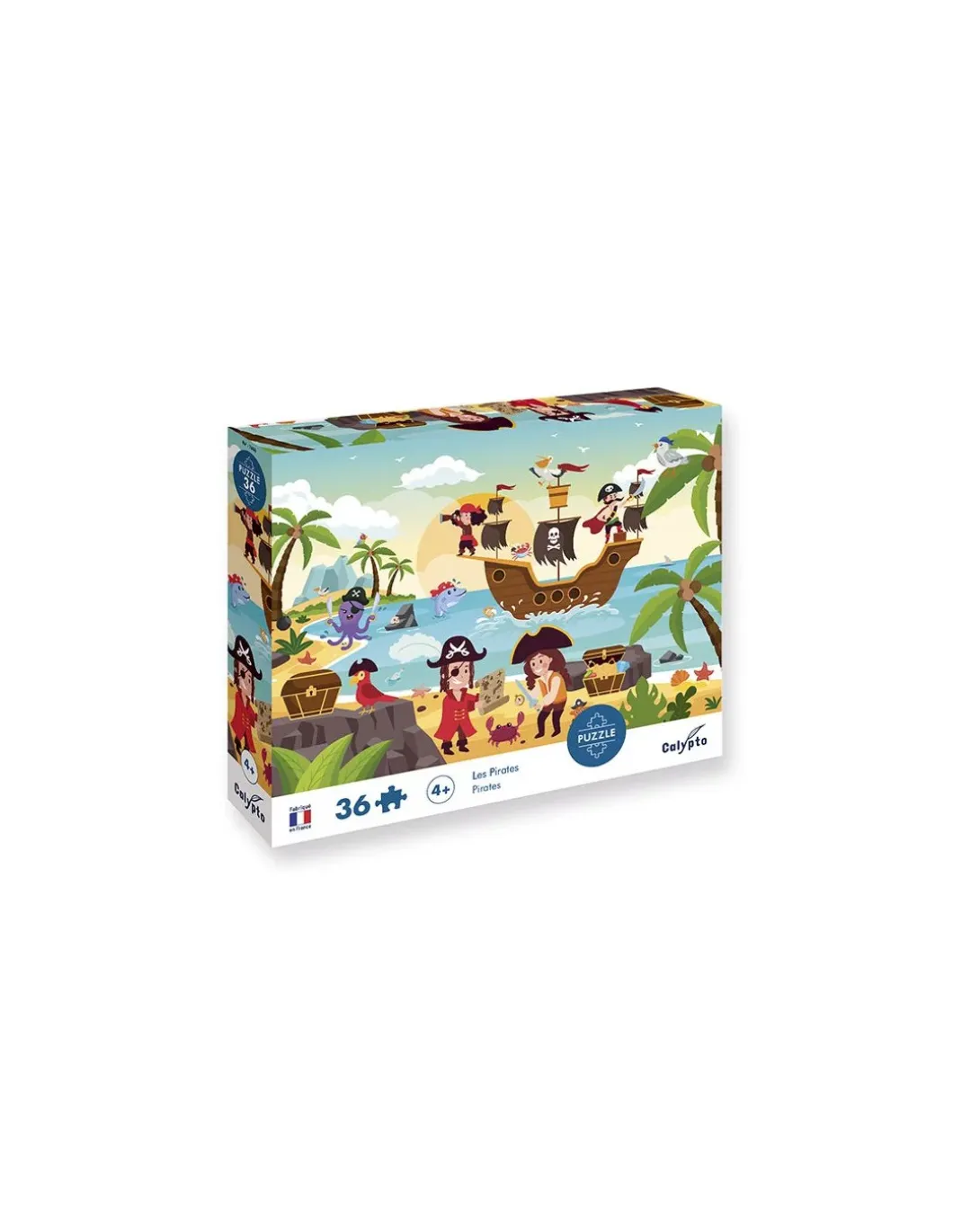 Puzzle Les pirates 36 pièces - Sentosphère