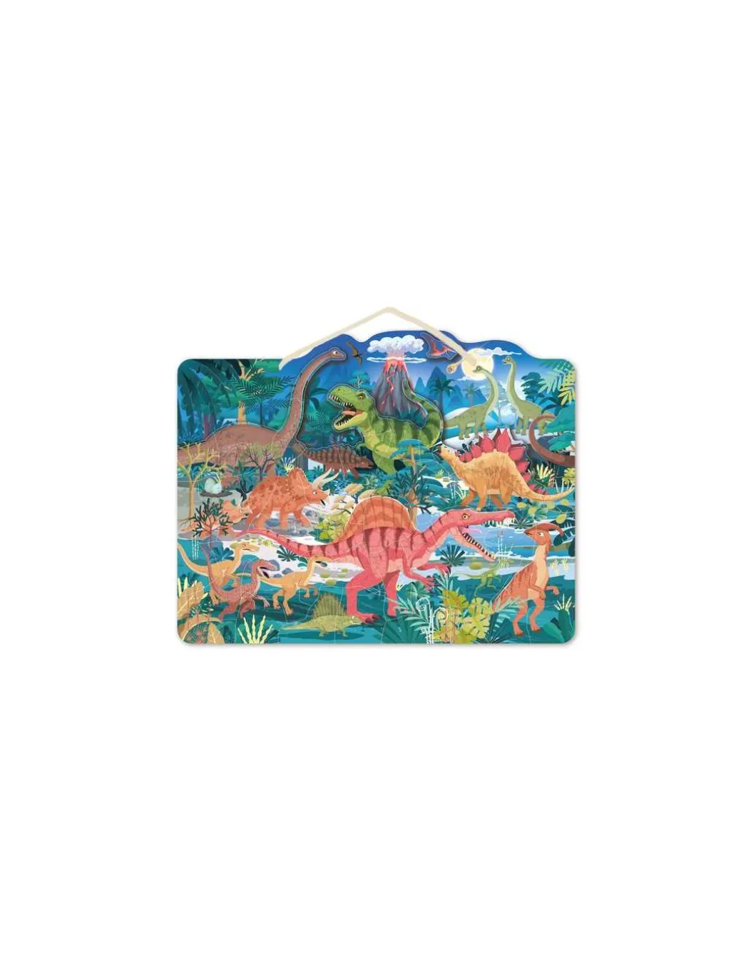 Puzzle magnétique dinosaures 48 pièces - Speedy Monkey