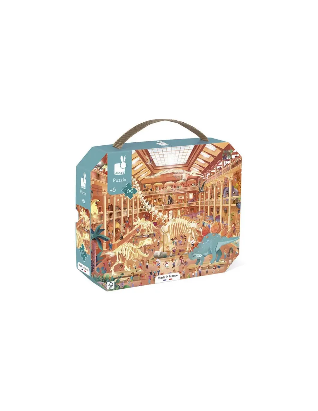 Puzzle Musée histoire naturelles 100 pièces - Janod