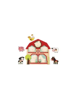 Puzzle musical les copains de la ferme - Janod