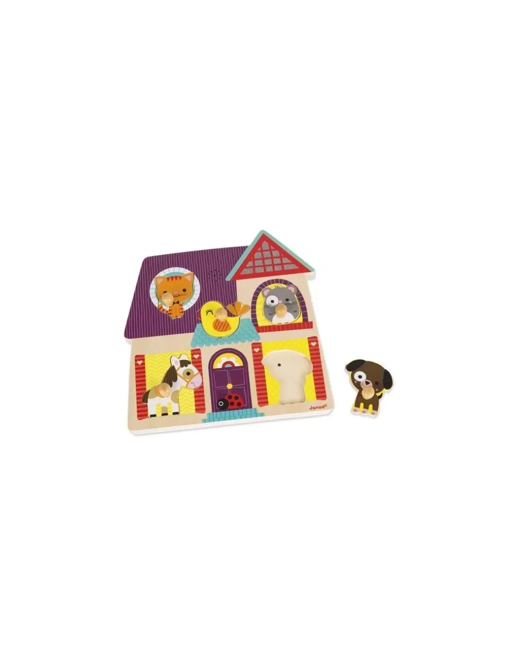 Puzzle musical mes petits compagnons - Janod