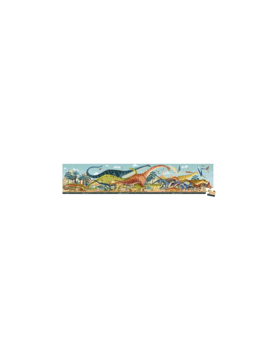 Puzzle panoramique Dino 100 pièces - Janod