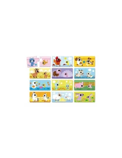 Puzzle Parents et bébé animaux - Janod
