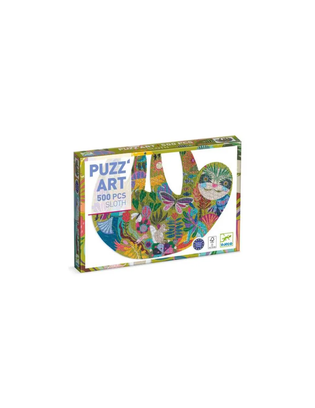 Puzzle Paresseux 500 pièces Puzz'art - Djeco