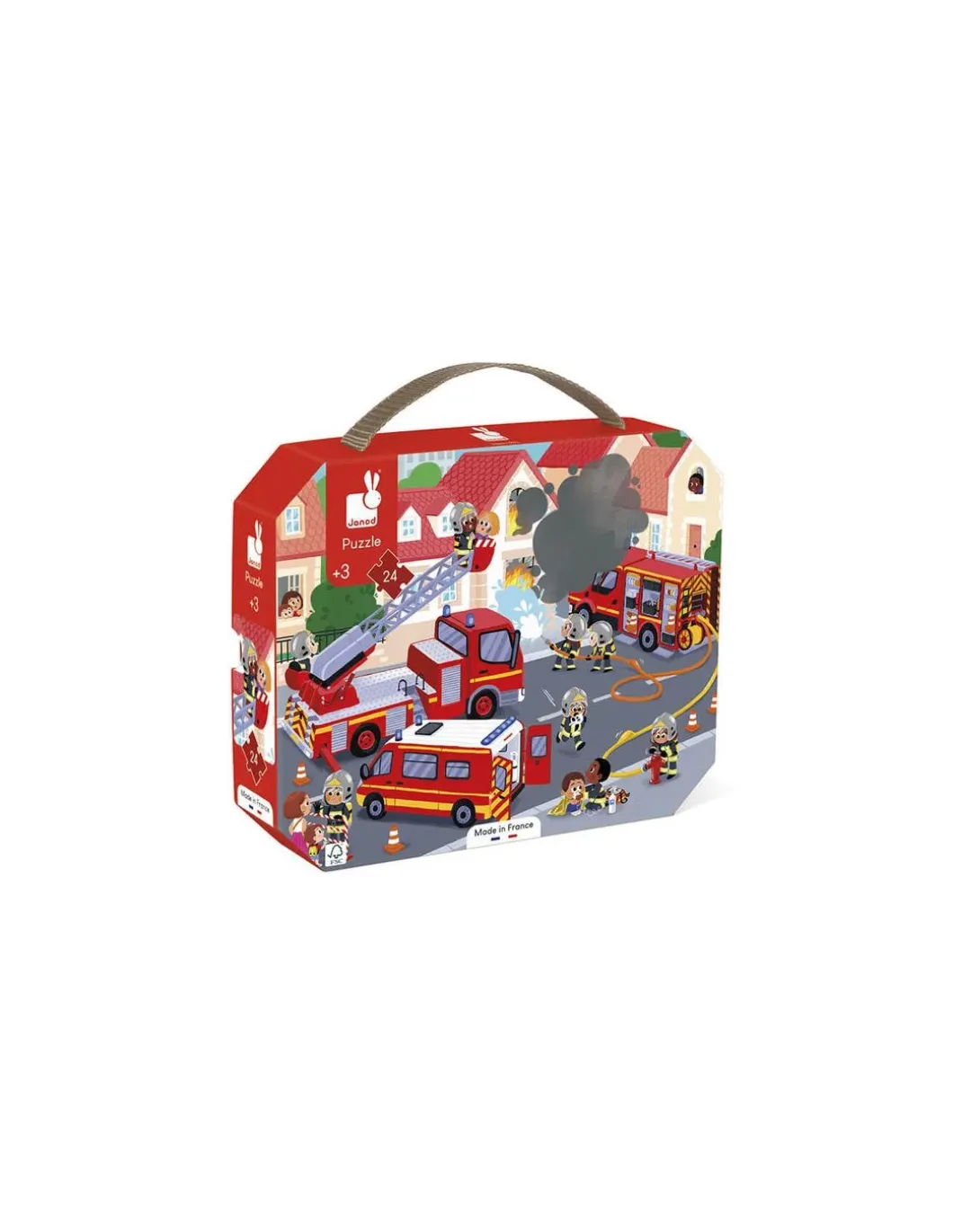 Puzzle Pompiers 24 pièces - Janod
