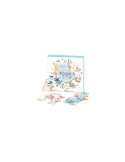 Puzzle rond 24 pièces le monde Sarah Betz - Vilac