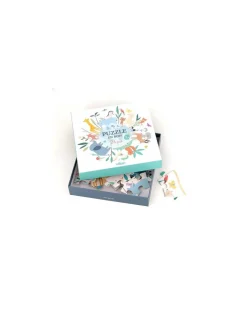 Puzzle rond 24 pièces le monde Sarah Betz - Vilac