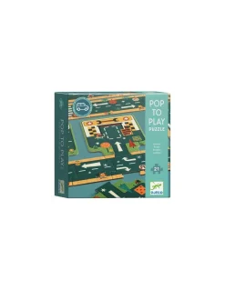 Puzzle routes Pop to play - Djeco