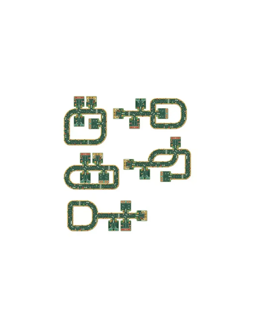 Puzzle routes Pop to play - Djeco