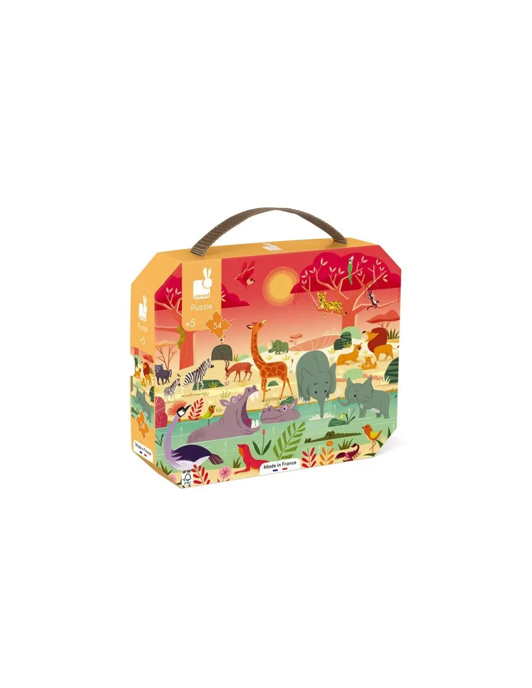 Puzzle réserve animalière 54 pièces - Janod
