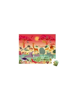 Puzzle réserve animalière 54 pièces - Janod